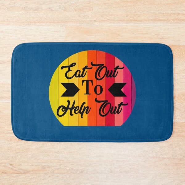 Item preview, Eat Out To Help Out and Colorful Background designed and sold by Custom Crest.