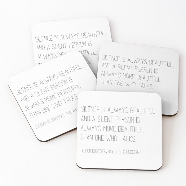 Item preview, Fyodor Dostoyevsky - Quote from "The Adolescent" - Russian Literature designed and sold by heyitsclara.