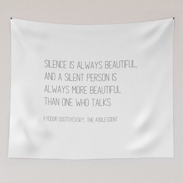 Item preview, Fyodor Dostoyevsky - Quote from "The Adolescent" - Russian Literature designed and sold by heyitsclara.