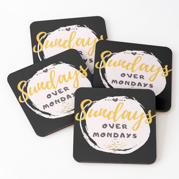 Item preview, Sundays Over Mondays Pastel Pink And Yellow designed and sold by Pink Mint.