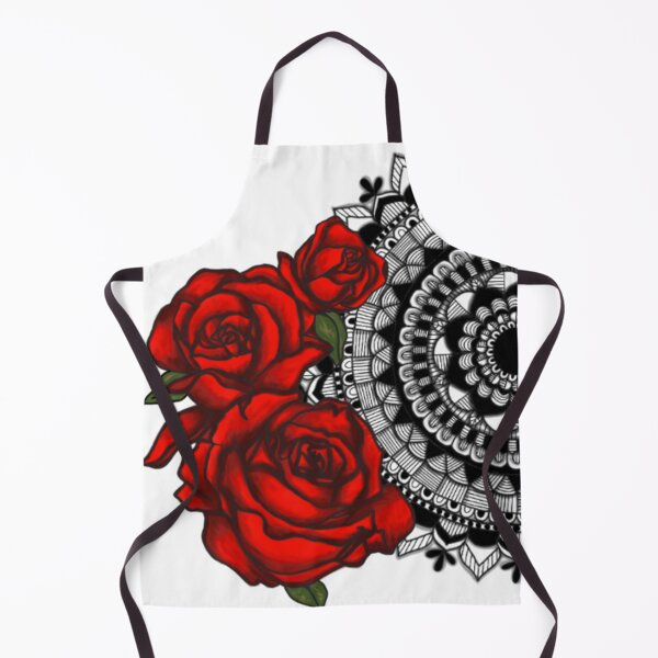 Item preview, Red rose mandala designed and sold by paviash.