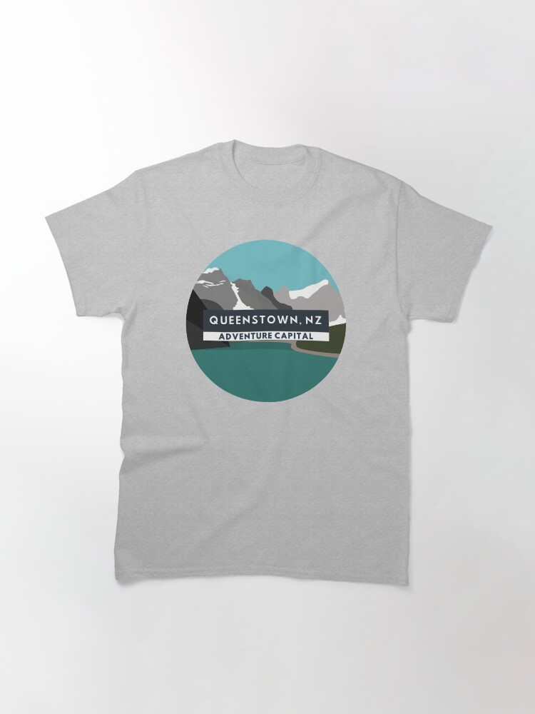 Alternate view of Queenstown Adventure Capital Classic T-Shirt