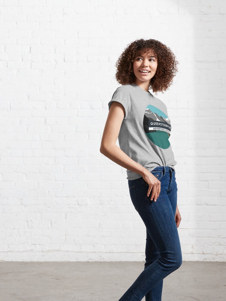 Alternate view of Queenstown Adventure Capital Classic T-Shirt