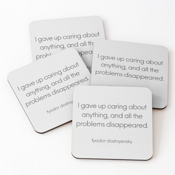 Item preview, Fyodor Dostoyevsky Quote - Russian Literature designed and sold by heyitsclara.