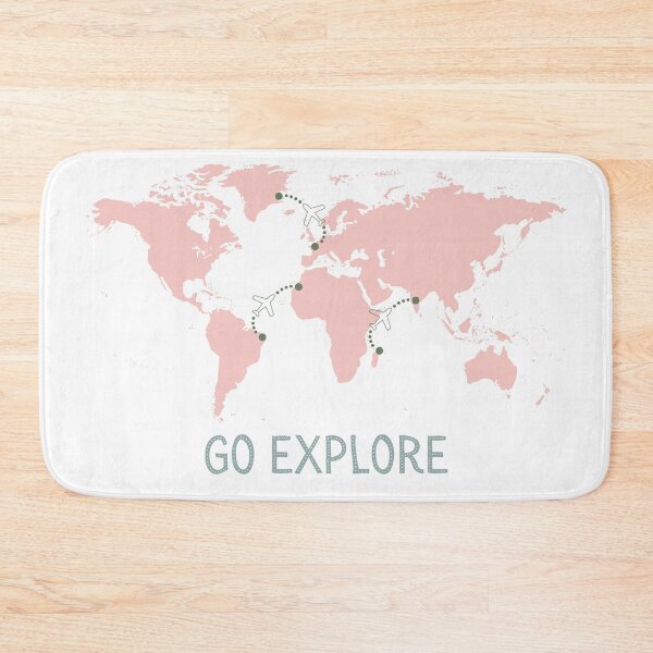 Item preview, Go Explore - World Map Travel Lover designed and sold by Mars Babe.