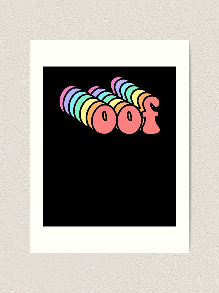 Roblox Oof Roblox Art Print By Elkevandecastee Redbubble - oof egg roblox