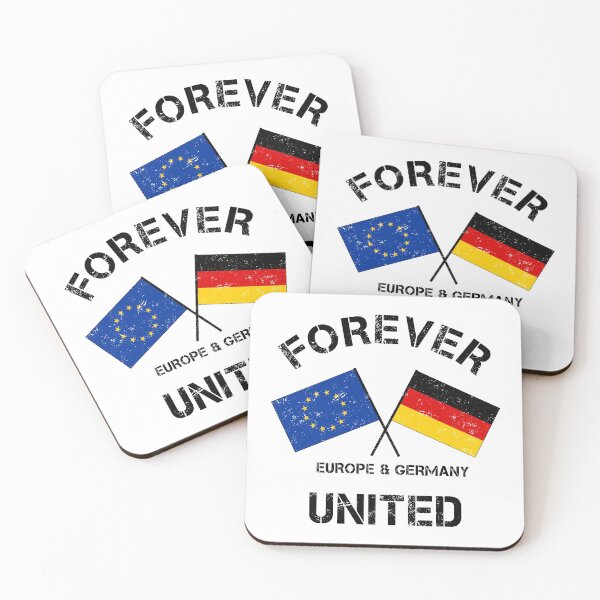 Item preview, EU Europe Germany Crossed Flags Flags designed and sold by GeogDesigns.