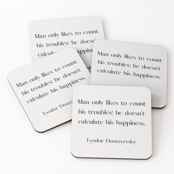 Item preview, Fyodor Dostoyevsky Quote - Russian Literature designed and sold by heyitsclara.