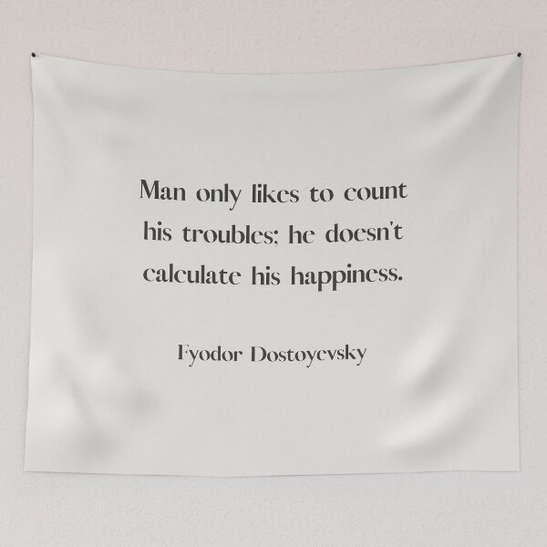 Item preview, Fyodor Dostoyevsky Quote - Russian Literature designed and sold by heyitsclara.
