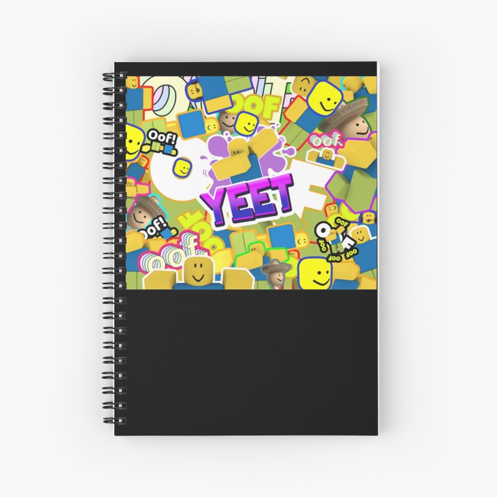 Roblox Yeet Oof Dab Noobs Pattern Roblox Hardcover Journal By Elkevandecastee Redbubble - making a noob dab in roblox youtube