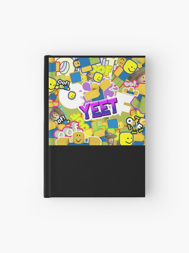 Roblox Yeet Oof Dab Noobs Pattern Roblox Hardcover Journal By Elkevandecastee Redbubble - making noobs embarrassed in roblox
