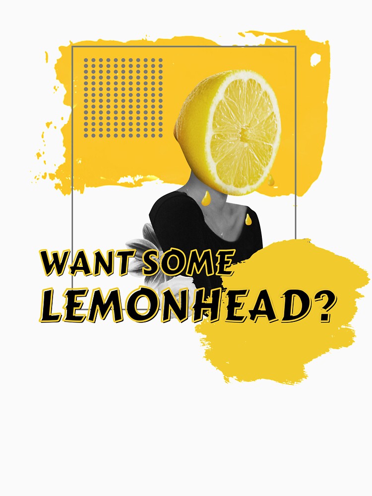 "Lemonhead" Tshirt by wordyviral Redbubble