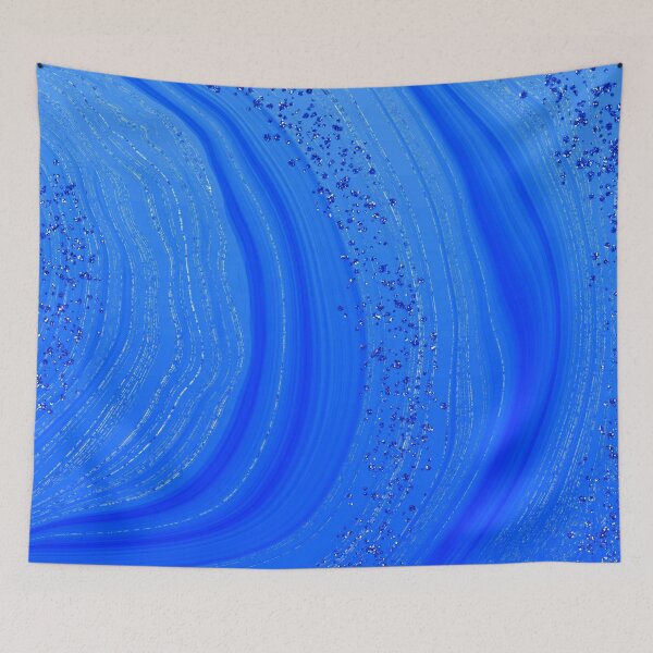 Item preview, Electric Blue Agate with Crystal Effects designed and sold by WisdomInspired.