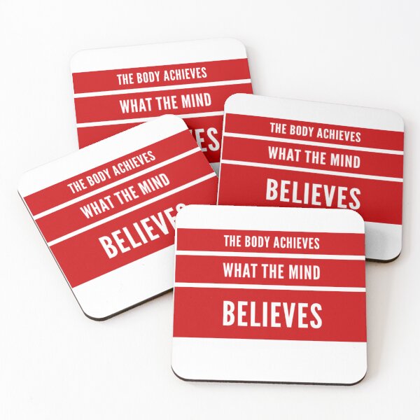 Item preview, The body achieves what the mind believes  designed and sold by Md1982.