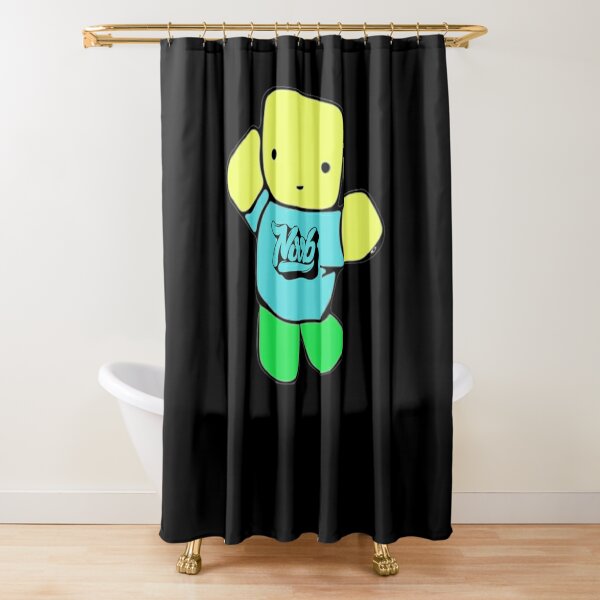 Tower Of Hell Roblox Shower Curtain By Elkevandecastee Redbubble - roblox happy madison