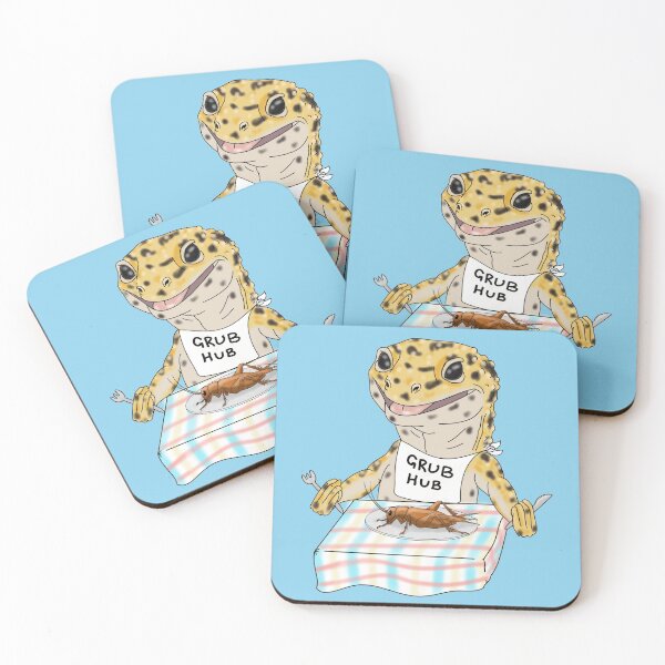 Item preview, Leopard Gecko - Grub Hub designed and sold by DesignsBySaxton.