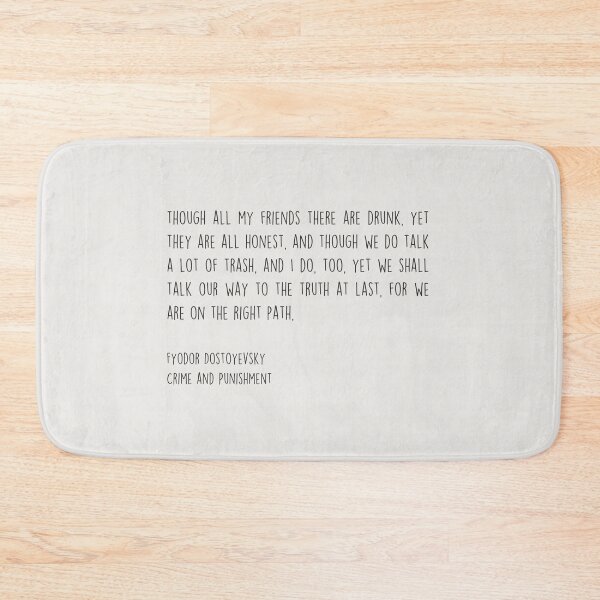 Item preview, Quote from Crime and Punishment - Fyodor Dostoyevsky - Russian Literature designed and sold by heyitsclara.