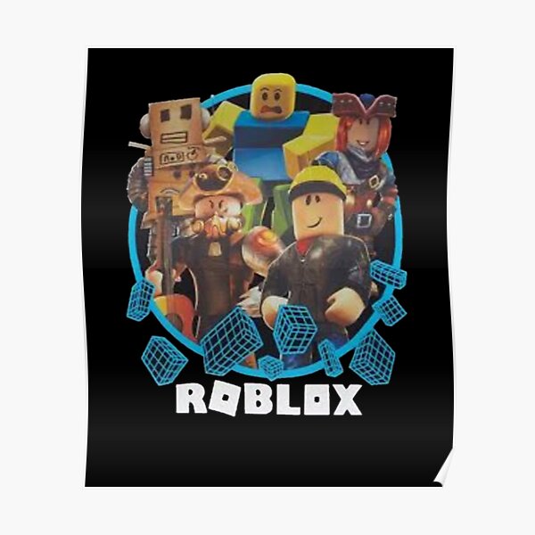 Roblox Kids Posters Redbubble - noob denisdaily roblox roblox toys