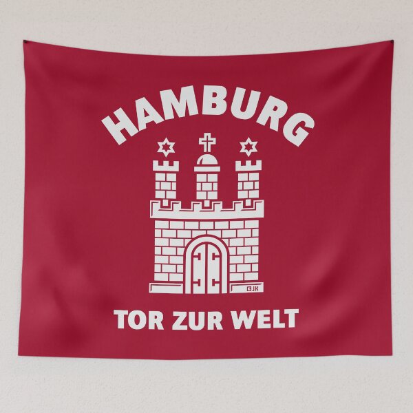 Item preview, Hamburg Coat of Arms - Gate To The World (White) designed and sold by Roderix.