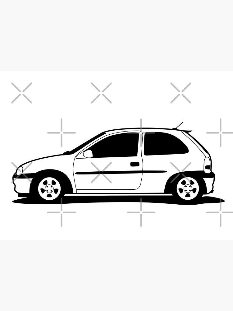 Templates - Cars - Opel - Opel Corsa B Sedan