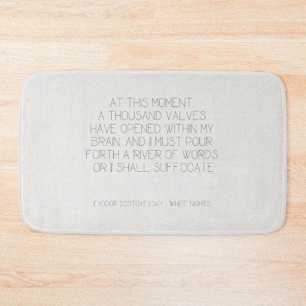 Item preview, Quote from White Nights - Fyodor Dostoyevsky - Russian Literature designed and sold by heyitsclara.