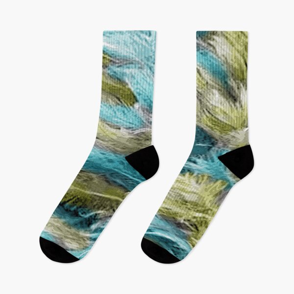 Item preview, Layered Feathers in Teal and Green designed and sold by wildseadesign.