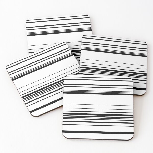 Item preview, Complex Stripes - Black on White designed and sold by LAEC-Shop.