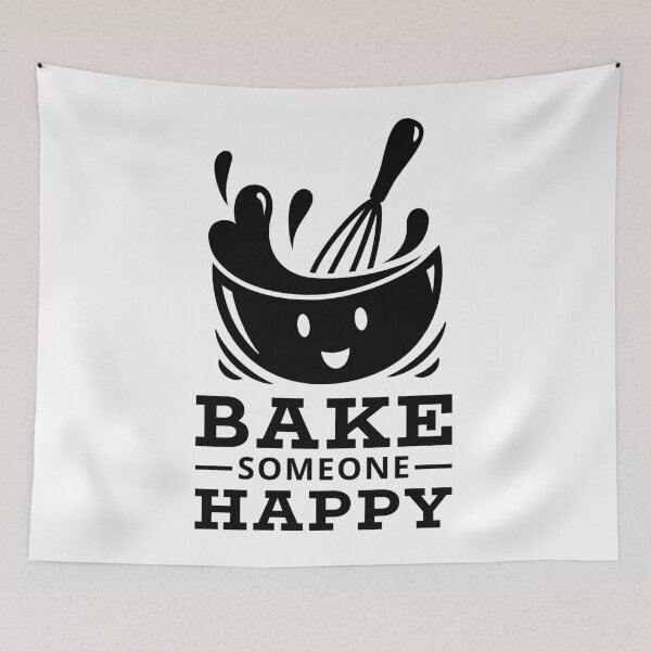 Item preview, Bake Someone Happy Baking Pun designed and sold by CrystalCrush.