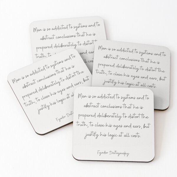 Item preview, Fyodor Dostoyevsky Quote - Russian Literature designed and sold by heyitsclara.