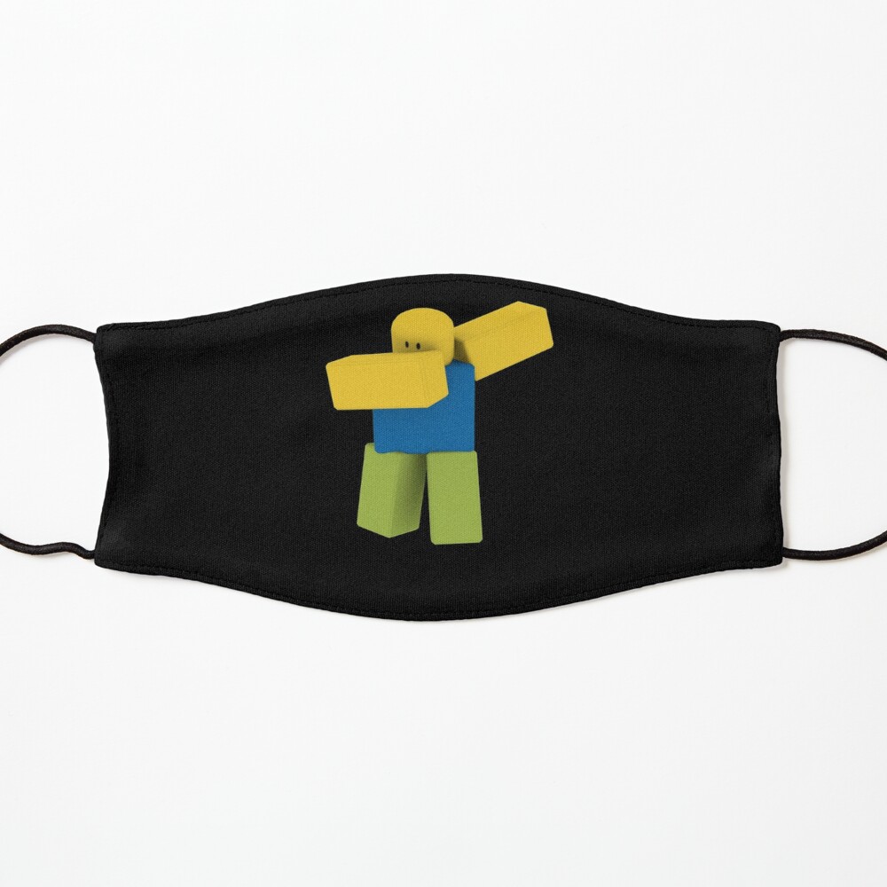 Dabbing Roblox Noob Dab Roblox Mask By Elkevandecastee Redbubble - noobdab roblox