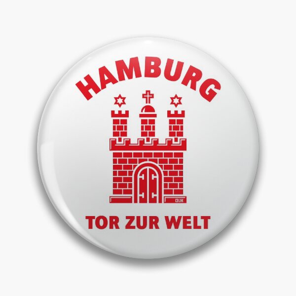 Item preview, Hamburg coat of arms - gateway to the world (red) designed and sold by Roderix.