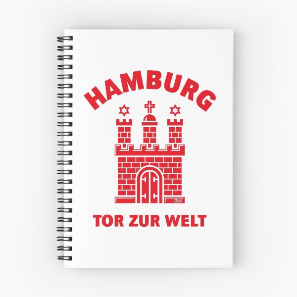 Item preview, Hamburg coat of arms - gateway to the world (red) designed and sold by Roderix.