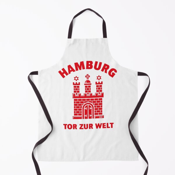Item preview, Hamburg coat of arms - gateway to the world (red) designed and sold by Roderix.
