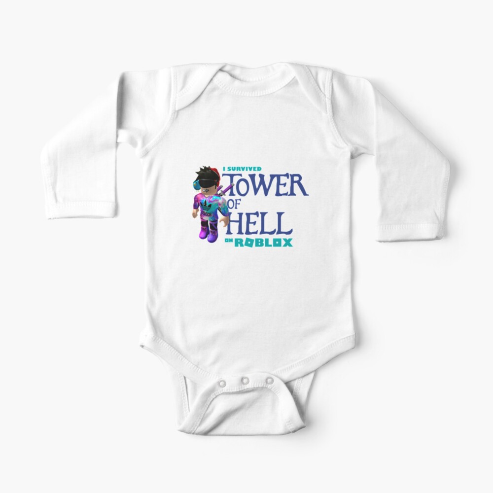 Tower Of Hell Roblox Kids T Shirt By Elkevandecastee Redbubble - roblox hunting jacket