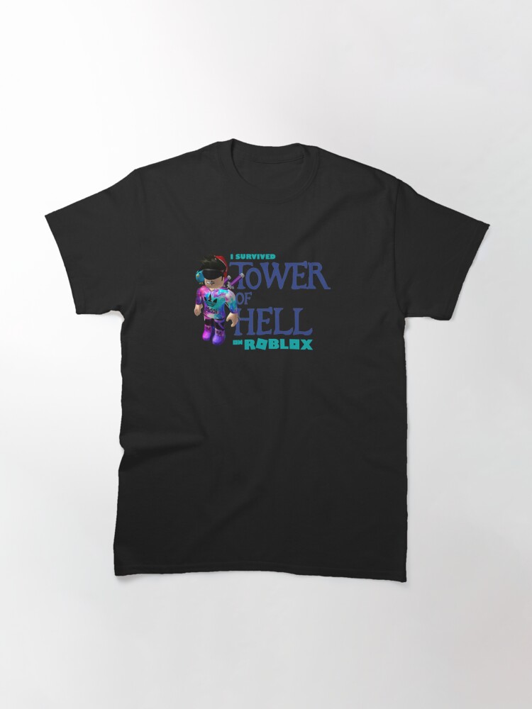 Tower Of Hell Roblox T Shirt By Elkevandecastee Redbubble - roblox instagram t shirt