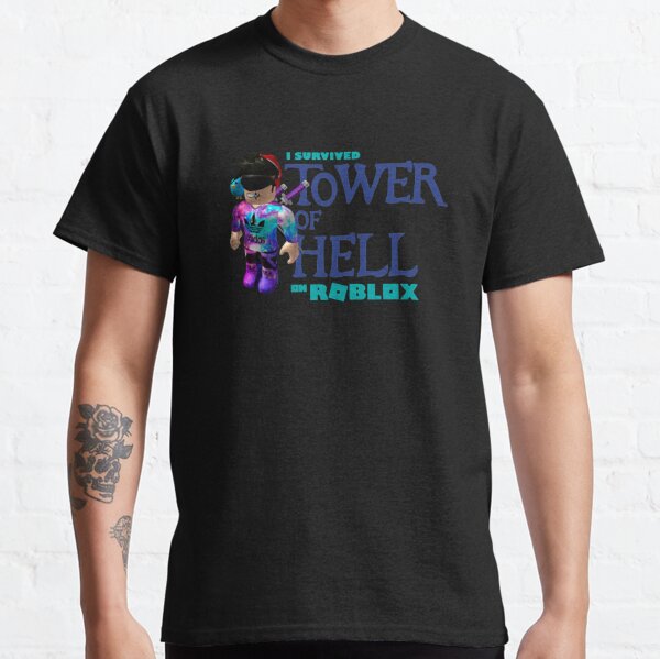 Tower Of Hell Roblox T Shirt By Elkevandecastee Redbubble - galaxy t shirts de roblox