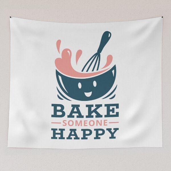 Item preview, Bake Someone Happy Baking Pun designed and sold by CrystalCrush.