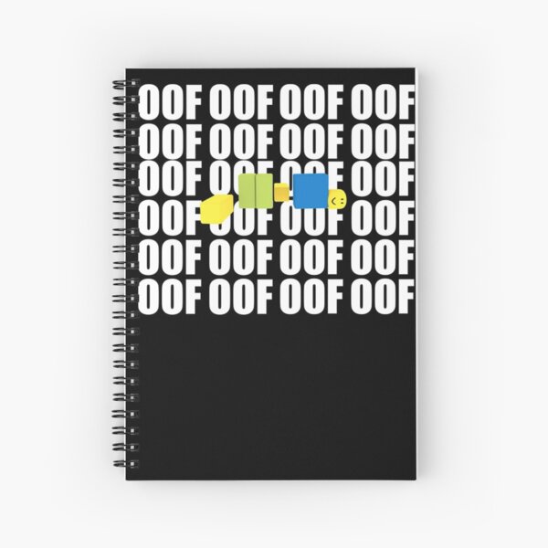 Roblox Idea Spiral Notebooks Redbubble - roblox song id for living life of a noob