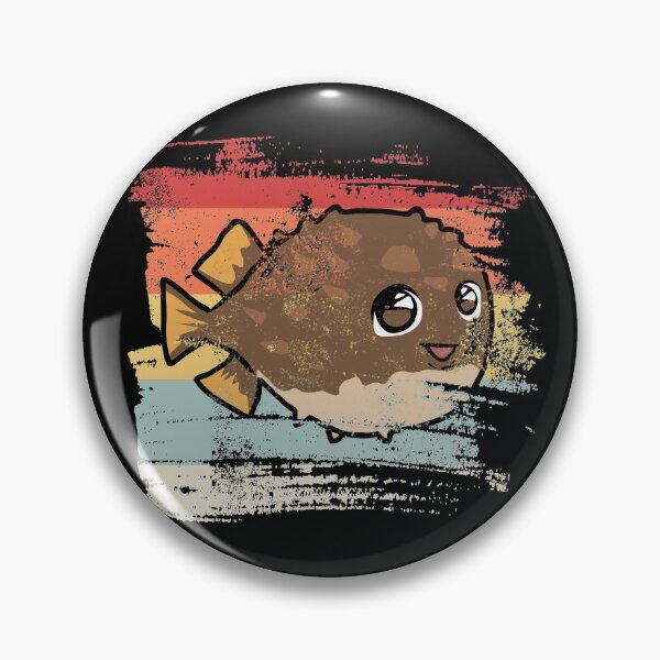 Item preview, Retro Puffer fish  designed and sold by alwe-designs.