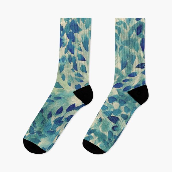 Item preview, Warm blue forest designed and sold by María Casas Watercolour Designs.