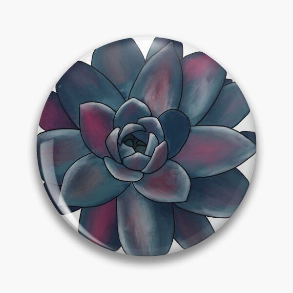Item preview, Suculenta colorida - Magenta y gris azul transparente designed and sold by monitdesign.