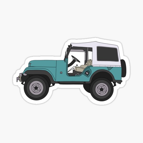 Jeep Wrangler Rubicon Yeti Edition CJ TJ YK JK XJ Vinyl Sticker