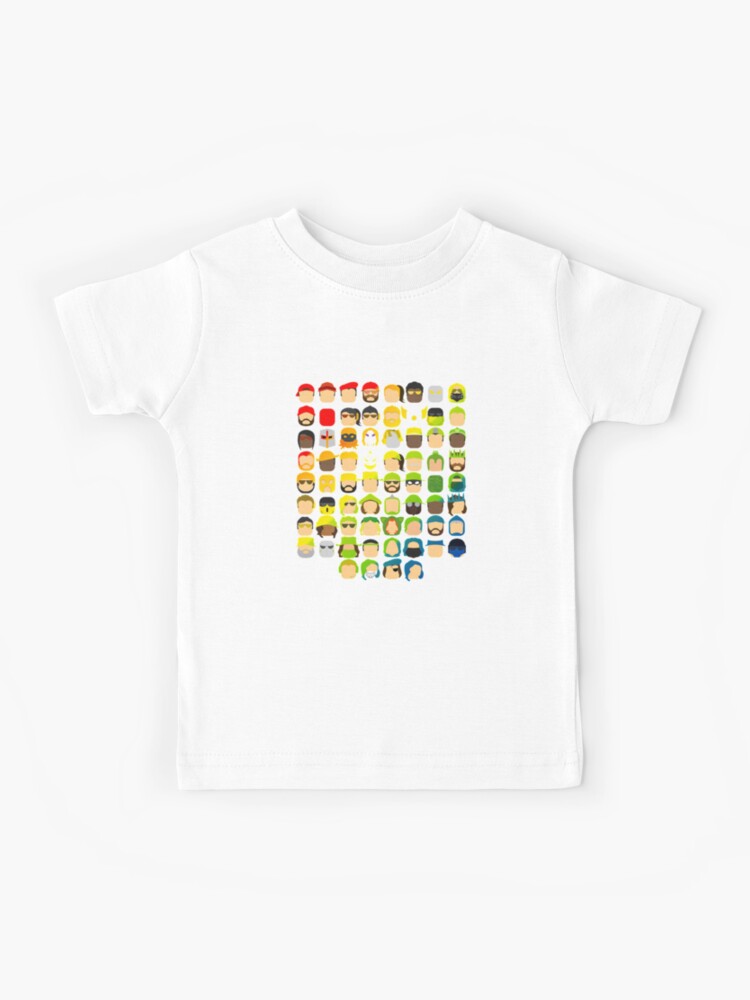 Game Head Arsenal Cast Roblox Kids T Shirt By Elkevandecastee Redbubble - roblox free shirts game