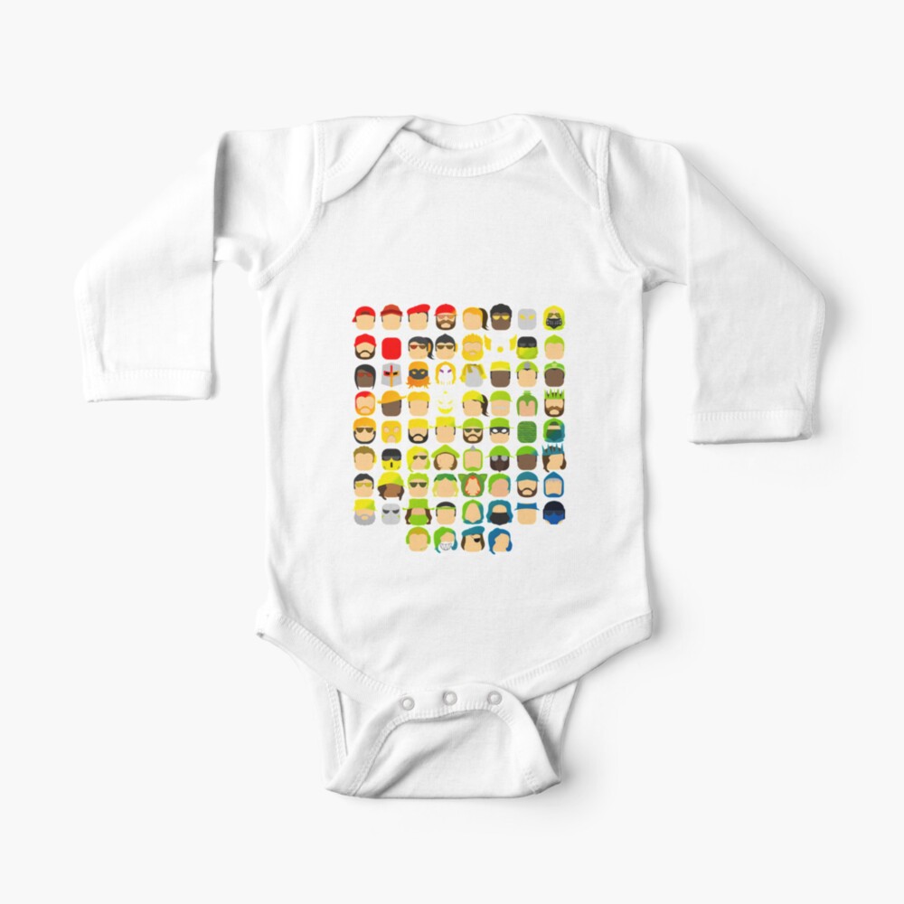 Game Head Arsenal Cast Roblox Baby One Piece By Elkevandecastee Redbubble - one piece game roblox