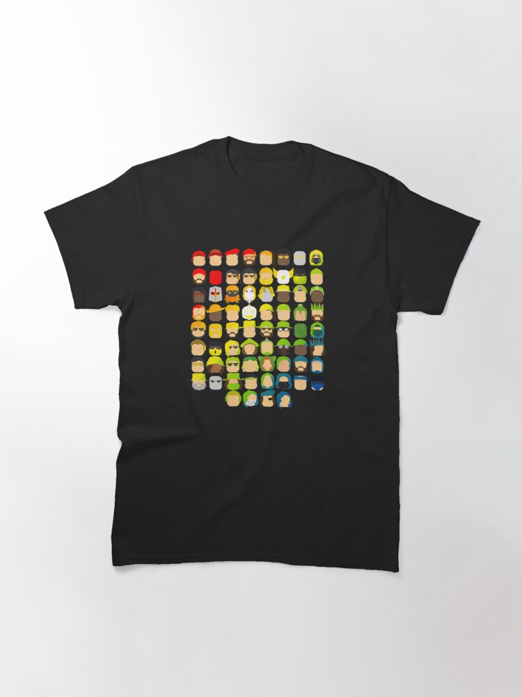 Game Head Arsenal Cast Roblox T Shirt By Elkevandecastee Redbubble - how do you get a cast in roblox