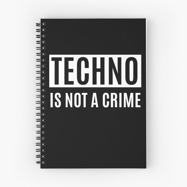 Item preview, Techno Is Not A Crime designed and sold by m95sim.