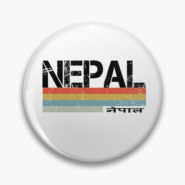Artikelvorschau, Nepal Retro Vintage Streifen in der Landessprache entworfen und verkauft von beeneverywhere.