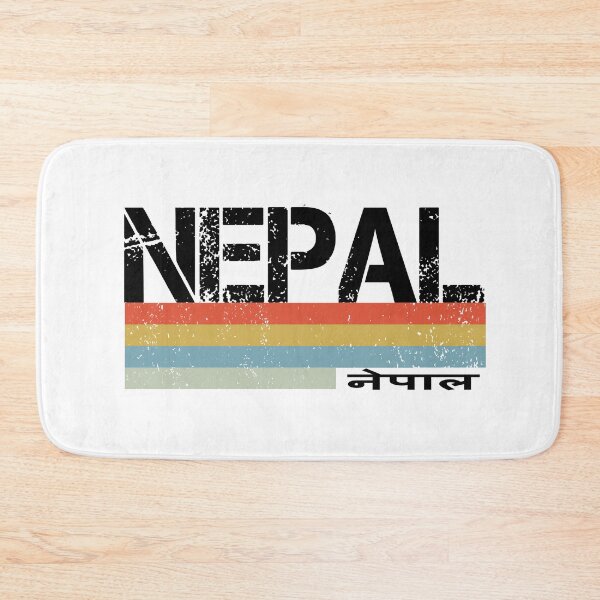 Item preview, Nepal Retro Vintage Stripes In Local Language designed and sold by beeneverywhere.