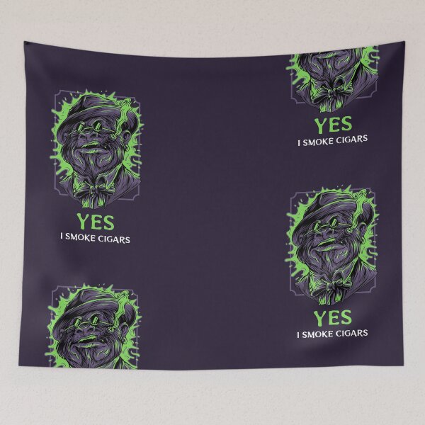 Item preview, Funny Cigar Smoker Tshirt Yes I Smoke Cigars Gift designed and sold by benarik.