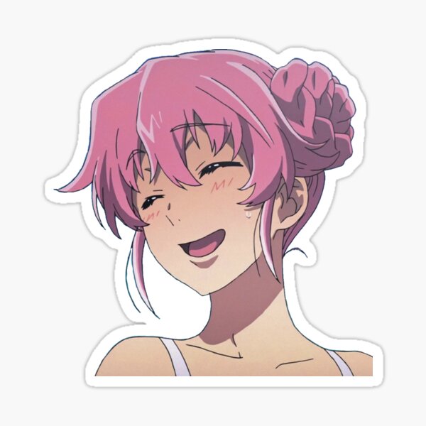  Gasai Yuno Mirai Nikki Car Graphic Van GTR - Sticker